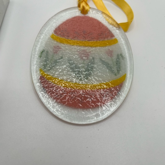 Vintage Peggy Karr Glass Easter Chick /  Spring Ornament - Picture 3 of 4